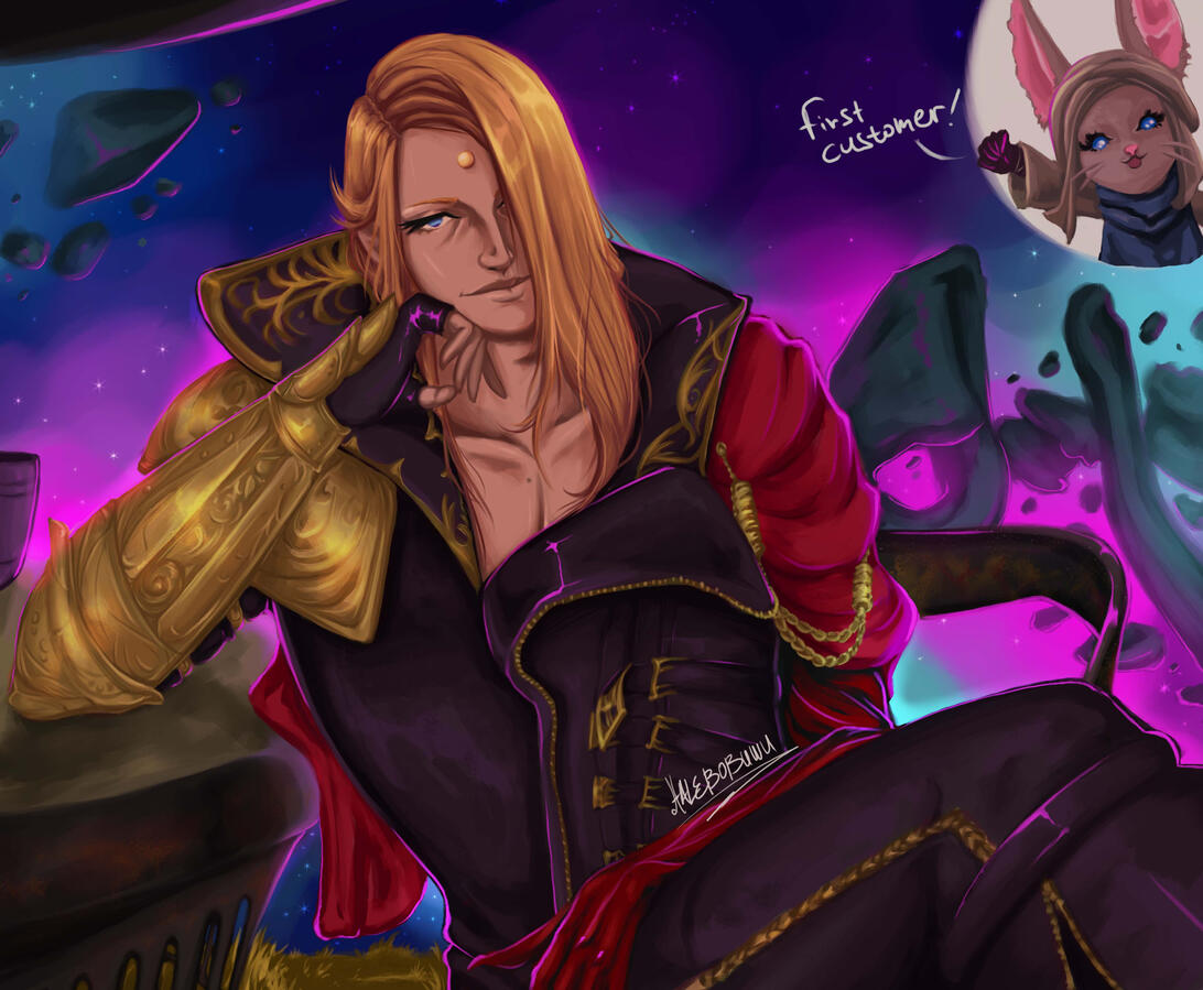 Waist up detailed portrait