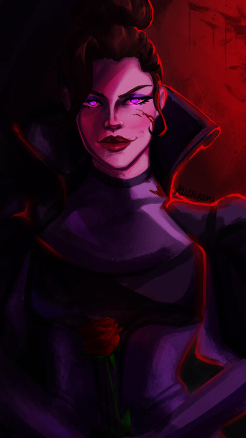 Detailed portrait, waist up